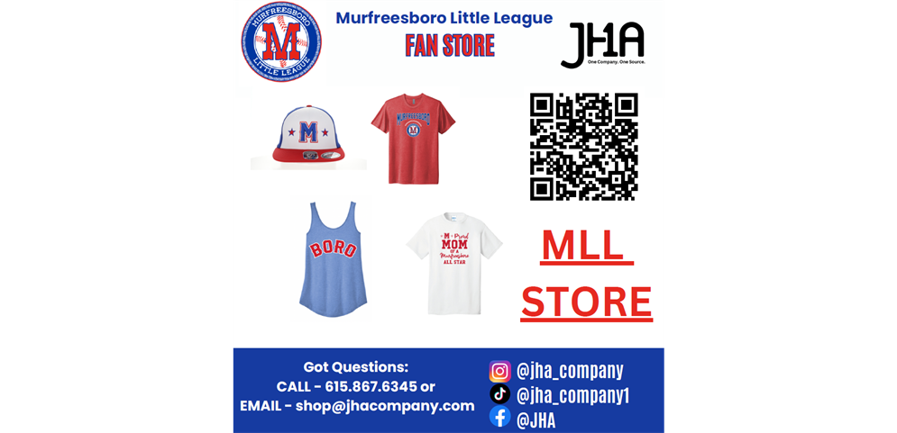 MLL Team Store is Open!!! - Order by Sunday